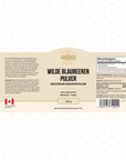 Wilde Blaubeere Pulver aus Kanada