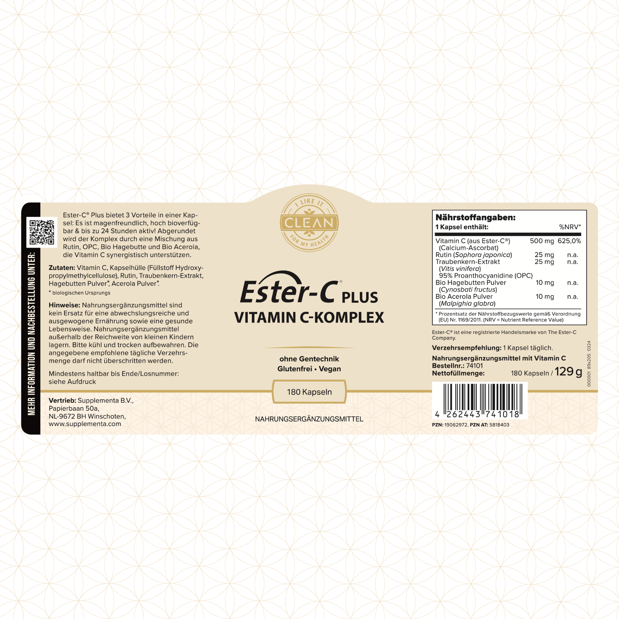 Ester-C® Plus | Vitamin C-Komplex mit Synergisten